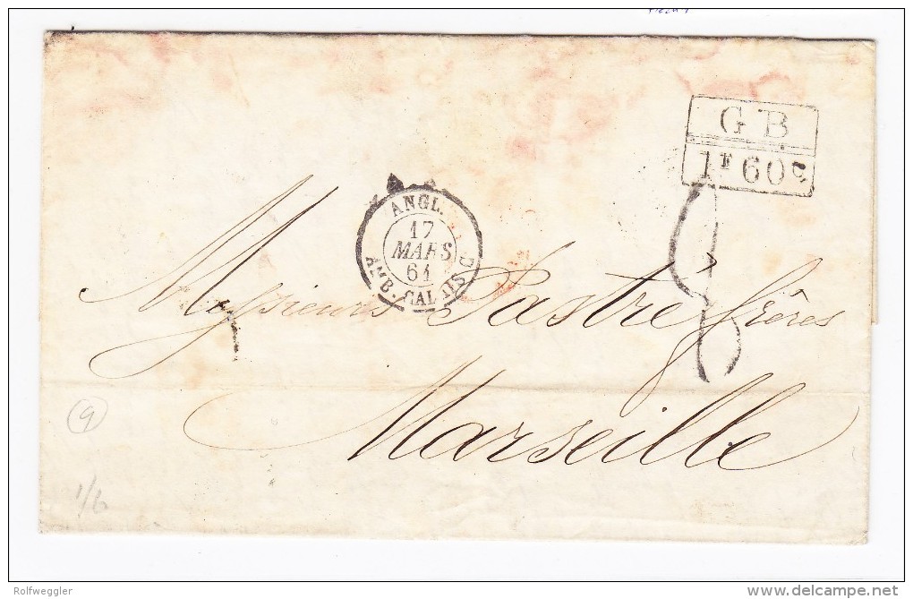 Haiti Port Au Prince 1861 Lettre Pour Marseille - Haïti