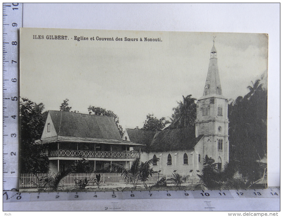 CPA OCEANIE - ILES GILBERT - Eglise Et Couvent Des Soeurs à Nonouti - Kiribati