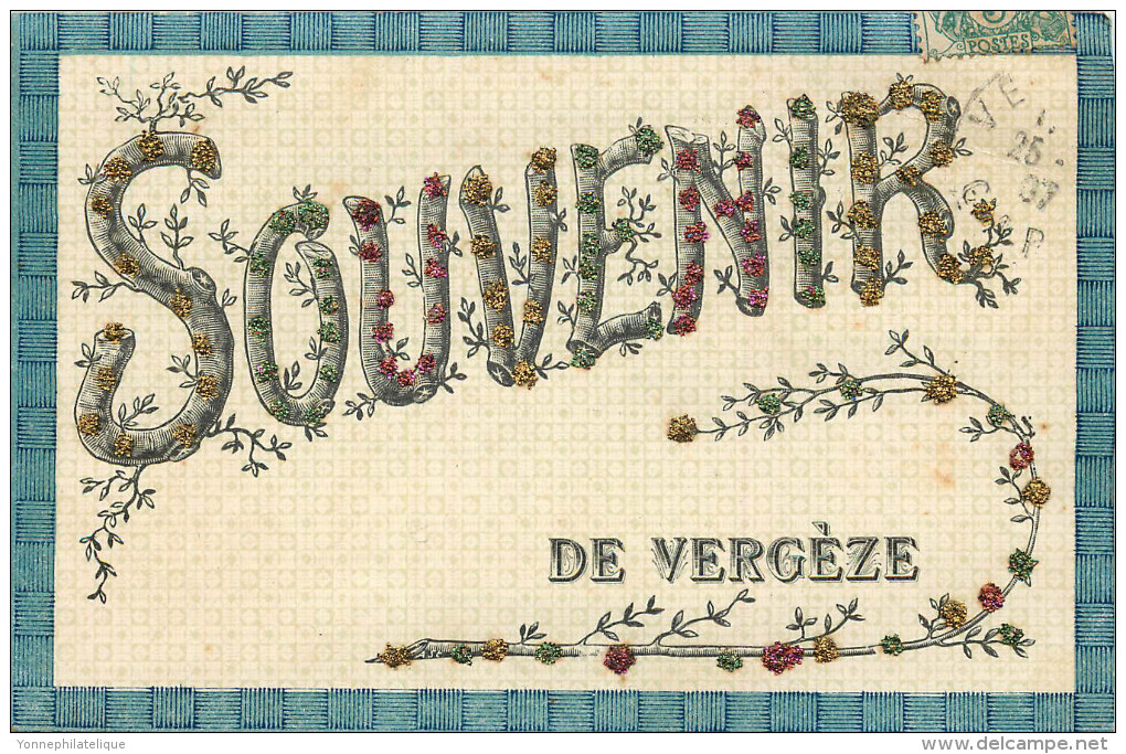 30 - VERGEZE - Un Souvenir De ... - (voir Scans Recto-verso) - Vergèze