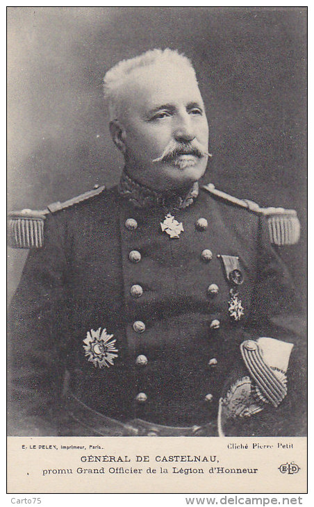 Militaria - Médailles Décorations - Portrait Général De Castelnau - Personen