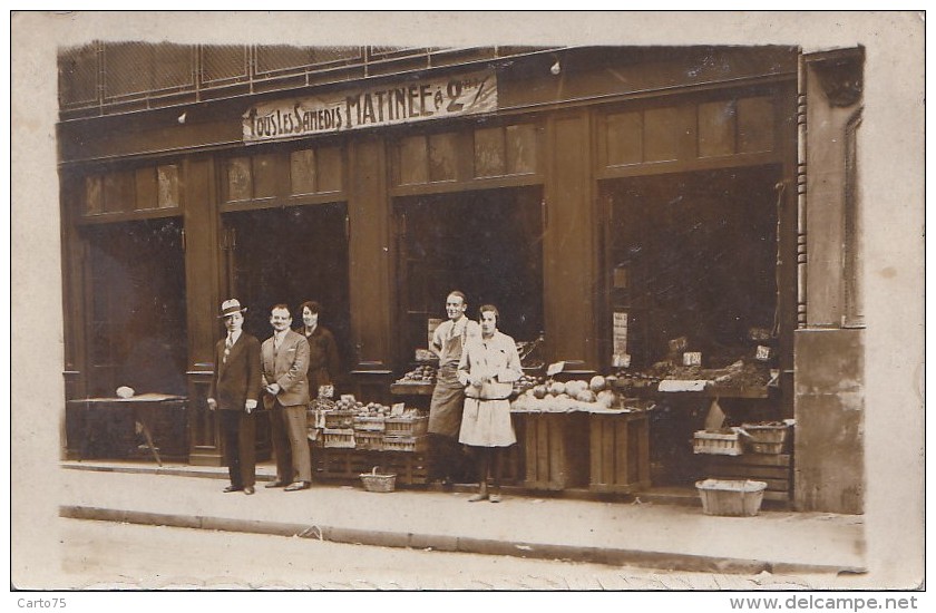 Commerce - Métiers - Carte-Photo Magasin Epicerie - Negozi