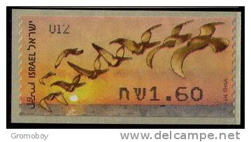 2010 Israel Sunset Birds ATM 012 - Automatenmarken (Frama)
