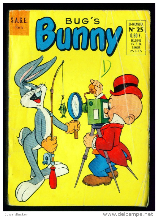 BUG'S BUNNY N°25 - SAGE 1963 - Assez Bon état - Petit Format