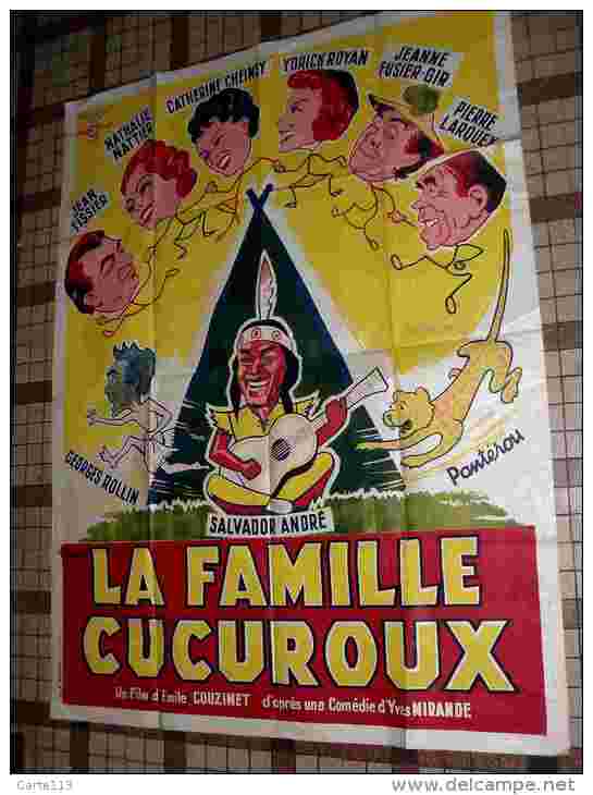 AFFICHE DE FILM   - LA FAMILLE CUCUROUX - Autres & Non Classés