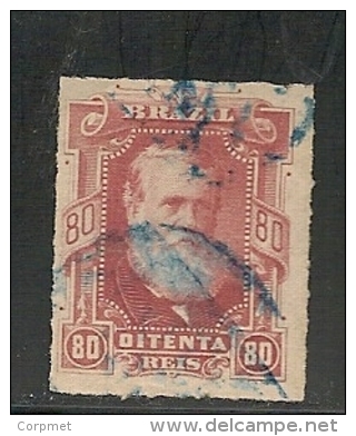 BRASIL - BRAZIL - 1878-9  PEDRO II - Percés En Lignes Yvert # 40 - VF USED - Oblitérés