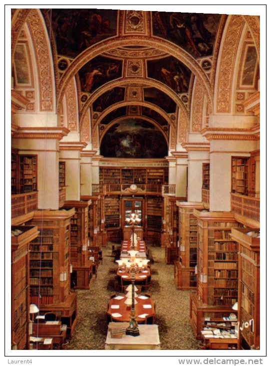 (M+S 300) Library - Bibliotheque  Palais Bourbon - Paris - Libraries