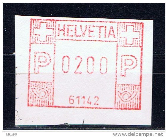 CH+ Schweiz 1976 Mi 1 Nummer C 0200 Automatenmarke - Sellos De Distribuidores