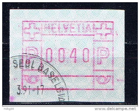 CH+ Schweiz 1979 Mi 3 Rosetten C 0040 Automatenmarke - Automatic Stamps