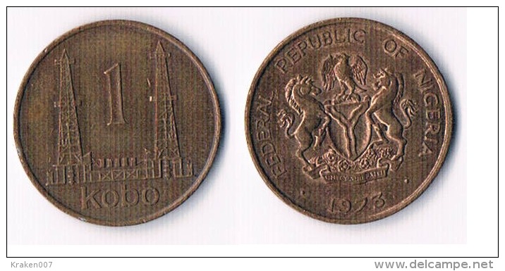 Nigeria  1  Kobo 1973 - Nigeria