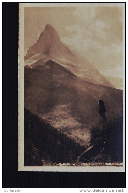 DAS MATTERHORN  PHOTO CARTE - Matt