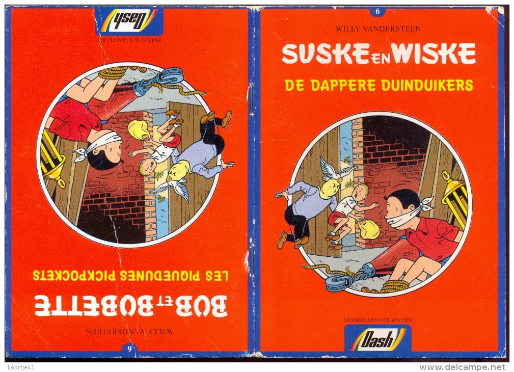 Strip Klein Formaat Pub Reclame Dash - De Dappere Duinduikers - 2 Talig - Suske & Wiske