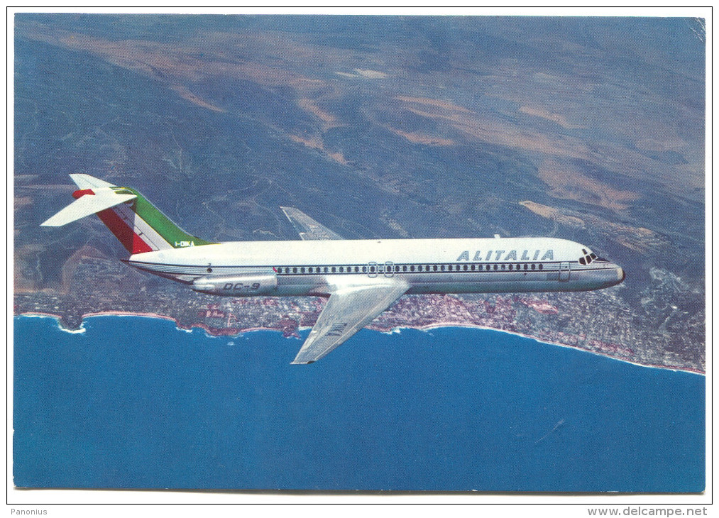 Airplane - DOUGLAS DC - 9/30, ALITALIA - 1946-....: Moderne