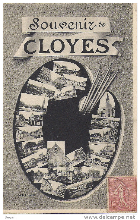 SOUVENIR   DE  CLOYES - Cloyes-sur-le-Loir