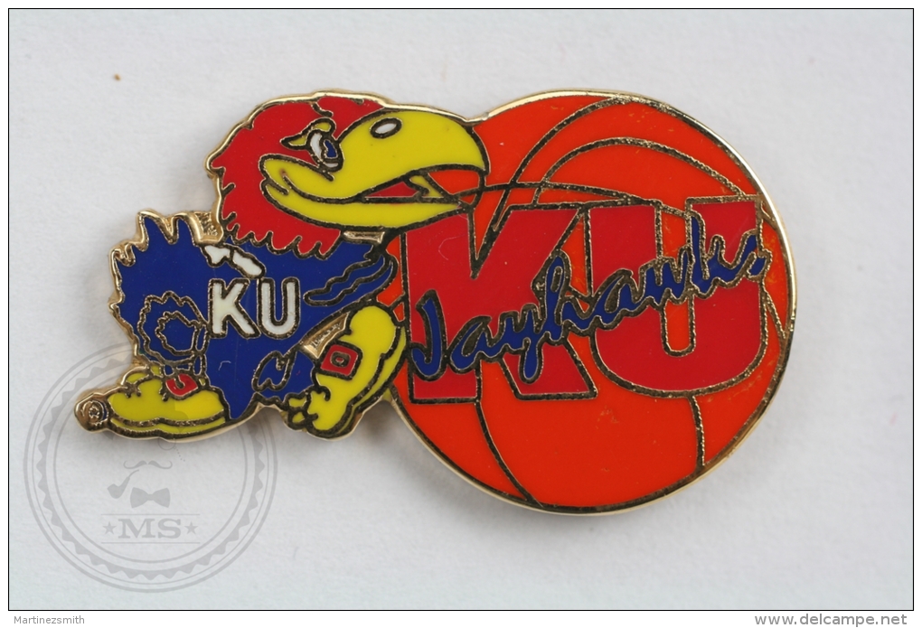 KU Jayhawks - Pin Badge #PLS - Baloncesto