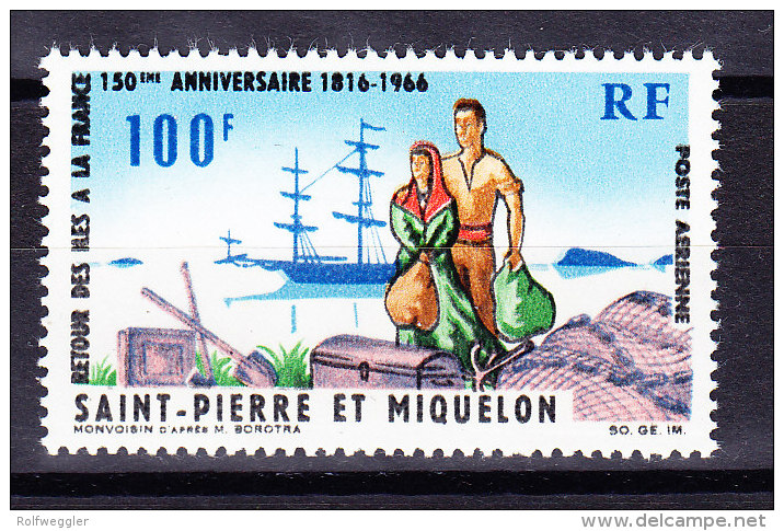 St Pierre Et Miquelon Mi.#416 ** 1966 - Neufs