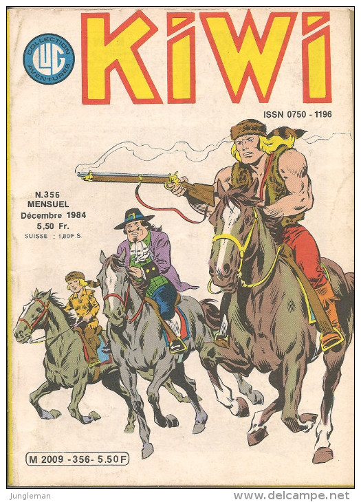 Kiwi N° 356 - Editions Lug - Décembre 1984 - Avec Blek Le Roc Et Lone Wolf - BE - Kiwi