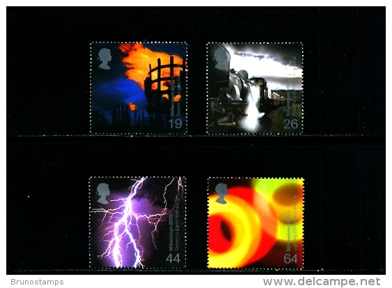 GREAT BRITAIN - 2000 FIRE AND LIGHT  SET  MINT NH - Nuovi