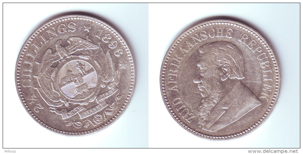 South Africa 2 1/2 Shillings 1896 - Sudáfrica
