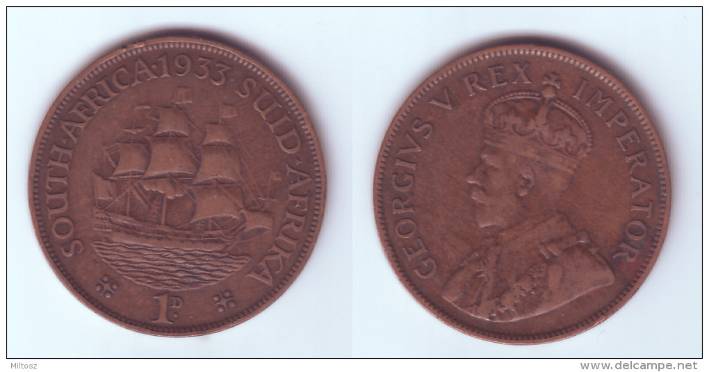 South Africa 1 Penny 1933 - Afrique Du Sud