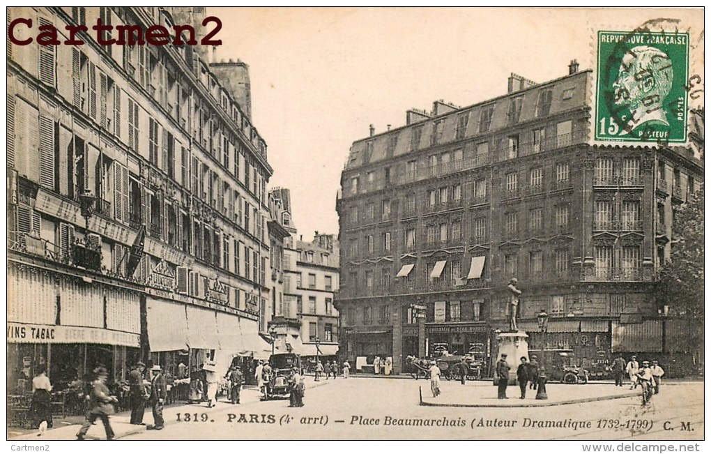 PARIS PLACE BEAUMARCHAIS 75004 - Arrondissement: 04