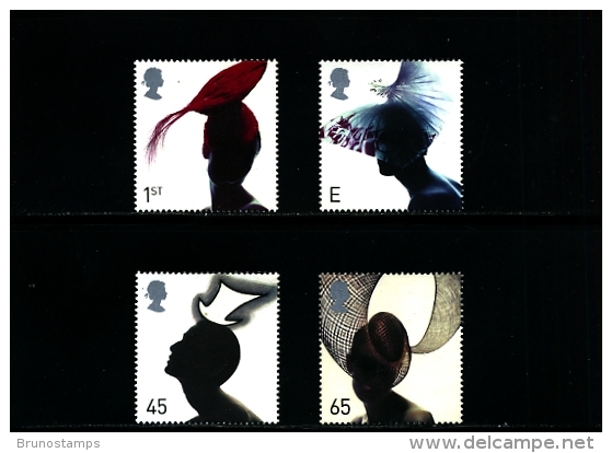 GREAT BRITAIN - 2001  HATS  SET  MINT NH - Neufs