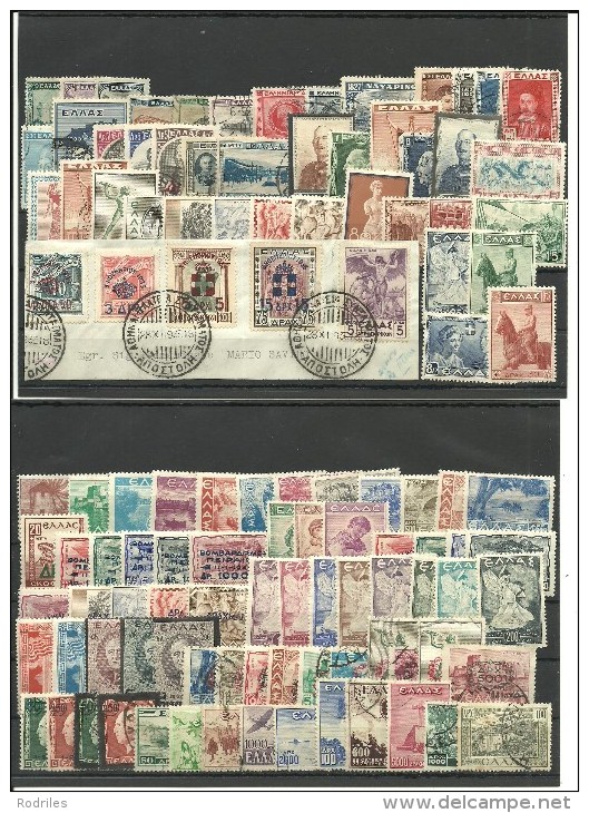 Grecia. Conjunto De 167 Sellos. Correos, Aereos Y Taxas - Unused Stamps