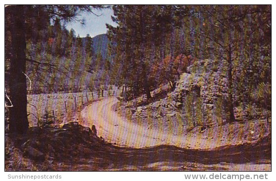 Scenic Drive Above Bonito Lake Roswell New Mexico 1961 - Roswell