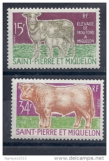 140014113  ST  PIERRE ET MIQUELON YVERT  Nº  407/9  */MH - Unused Stamps