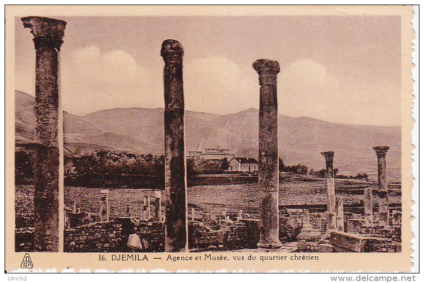 CPA Djemila - Agence Et Musée, Vus Du Quartier Chrétien (6439) - Setif