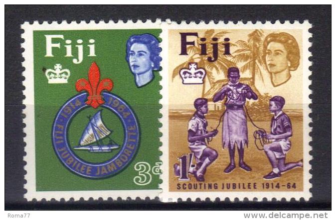 W582 - FIJI 1964 ,  Yvert N. 185/186  ***  MNH  Scout - Fiji (...-1970)