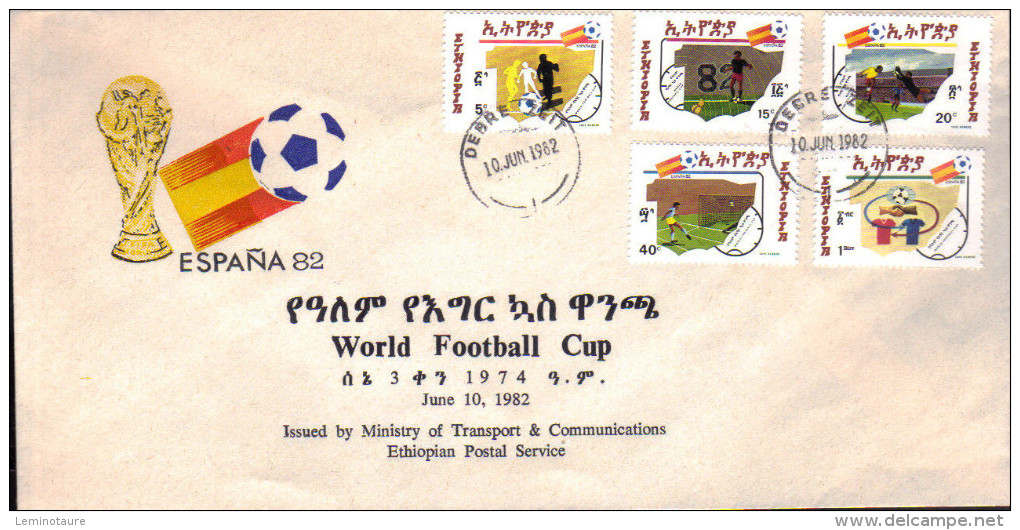 ETHIOPIA - World Football Cup  / FDC 1982 - 1982 – Espagne