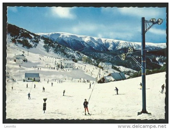 FALLS CREEK Victoria Australia The Poma Tow Ski Village 1974 - Autres & Non Classés