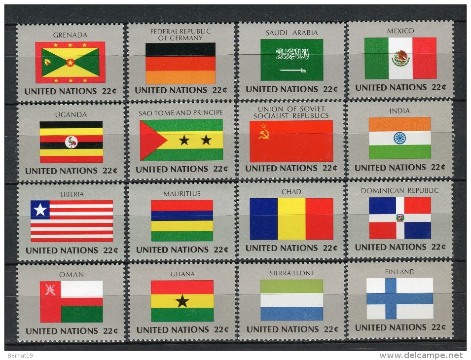 NNUU Nueva York 1985. Ivert 440/55** MNH - Stamps