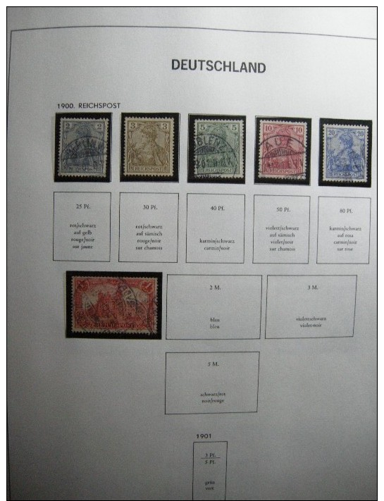 ALLEMAGNE EMPIRE / REICH  / BIZONE COLLECTION EN RELIURE **/*/OBL - Collezioni (in Album)