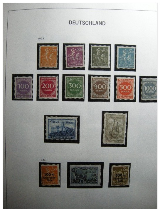 ALLEMAGNE EMPIRE / REICH  / BIZONE COLLECTION EN RELIURE **/*/OBL