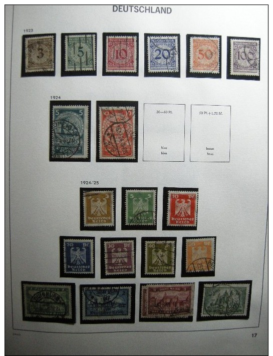 ALLEMAGNE EMPIRE / REICH  / BIZONE COLLECTION EN RELIURE **/*/OBL