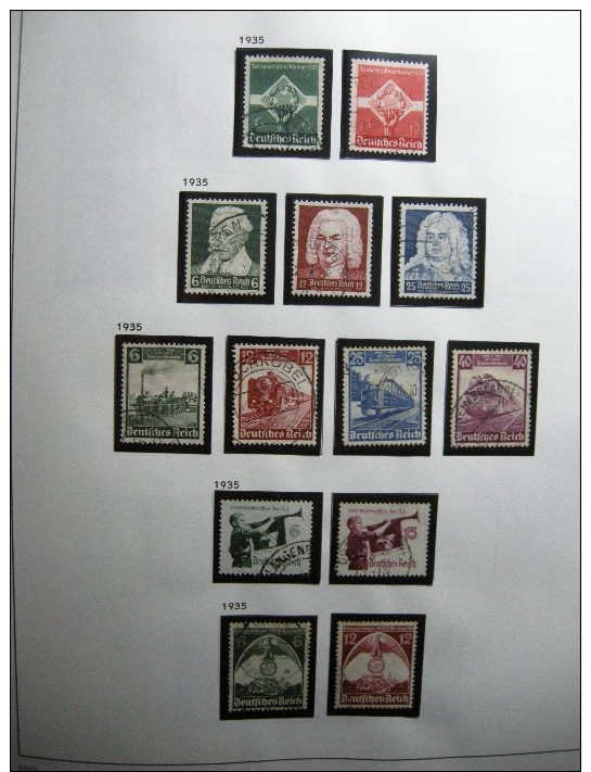 ALLEMAGNE EMPIRE / REICH  / BIZONE COLLECTION EN RELIURE **/*/OBL