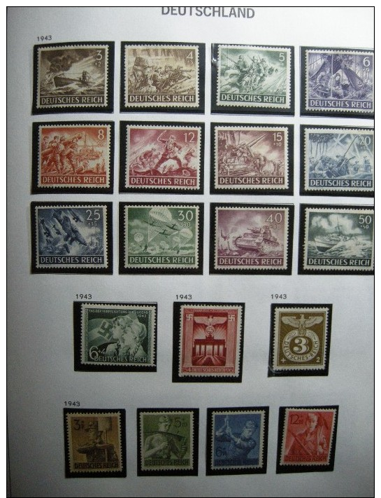 ALLEMAGNE EMPIRE / REICH  / BIZONE COLLECTION EN RELIURE **/*/OBL