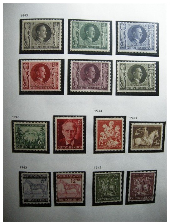 ALLEMAGNE EMPIRE / REICH  / BIZONE COLLECTION EN RELIURE **/*/OBL