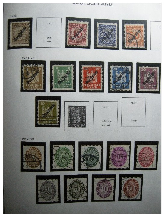 ALLEMAGNE EMPIRE / REICH  / BIZONE COLLECTION EN RELIURE **/*/OBL