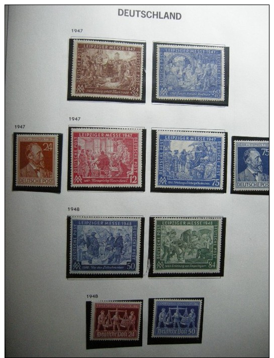 ALLEMAGNE EMPIRE / REICH  / BIZONE COLLECTION EN RELIURE **/*/OBL