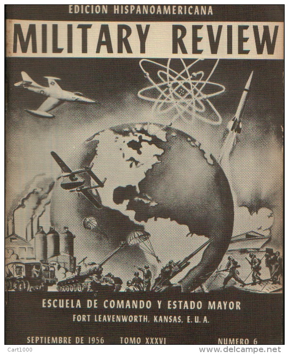 MILITARY REVIEW EDICION HISPANOAMERICANA SEPTIEMBRE 1956 - Spanish