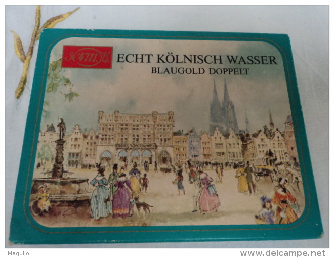 MUELHENS  N° 4711  BOITE  DE 7 MINIS EDC  " KOLNISH WASSER"  ORIGINALE EAU DE COLOGNE  LIRE & VOIR!!! - Miniaturas Mujer (en Caja)