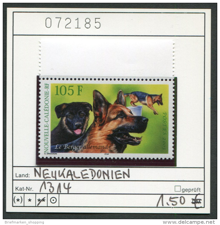 Neukaledonien - Nouvelle Caledonie - Michel 1314 - ** Mnh Neuf Postfris -  Schäferhund - Chien De Berger - Nuovi