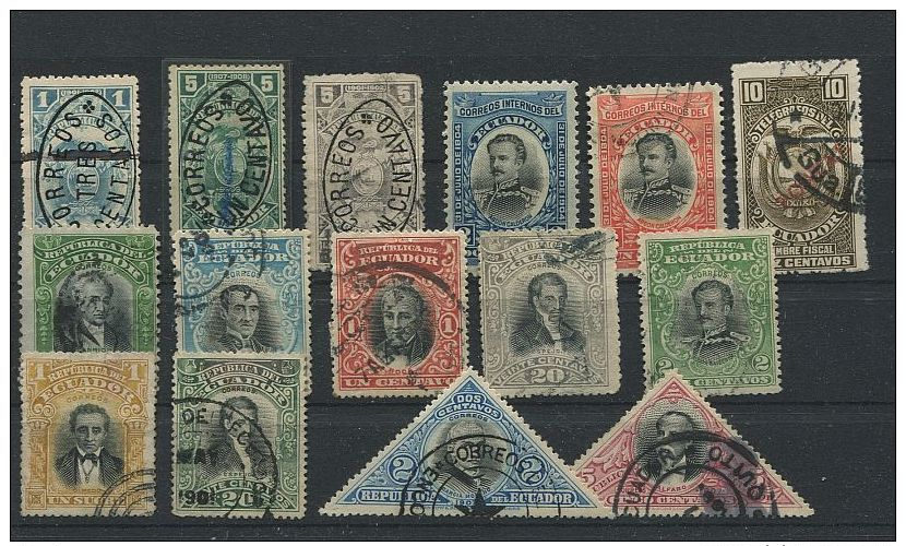 Ecuador Lot (d38) - Lots & Kiloware (max. 999 Stück)