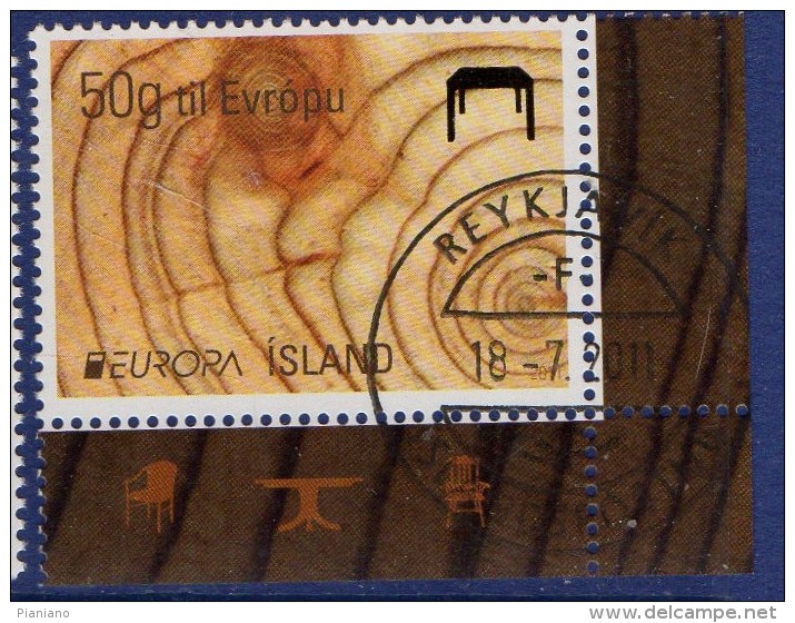 PIA - ISLANDA - 2011 : Europa - (YVERT  1231-32) - Used Stamps