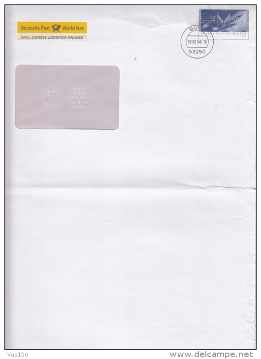 MUSIC, COVER STATIONERY, ENTIER POSTAL, 2004, GERMANY - Covers - Used
