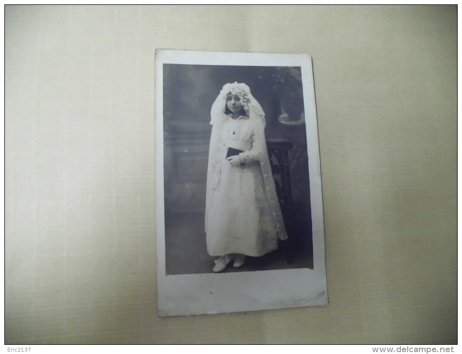 CARTE PHOTO JEUNE COMMUNIANT..... - Communion