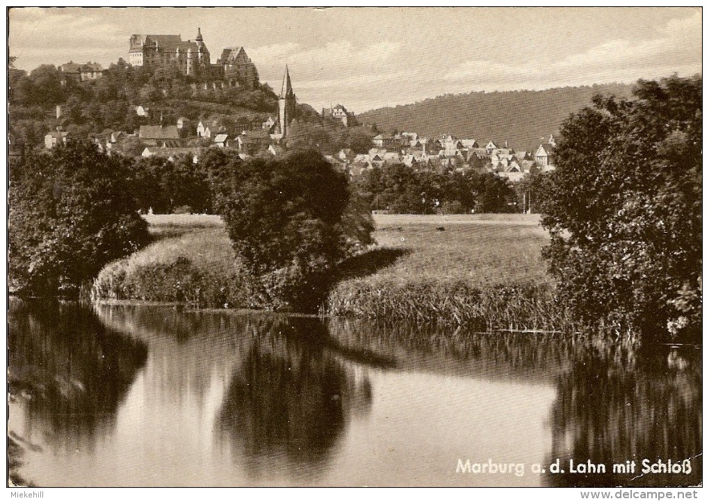 MARBURG A.D; LAHN MIT SCHLOSS - Marburg