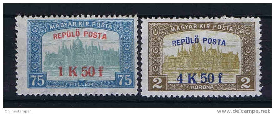 Hungary:  Mi.nr. 210 - 211, MNH/** - Gebruikt